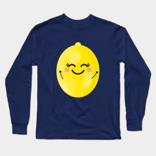 Hands Up Happy Lemon Long Sleeve T-Shirt